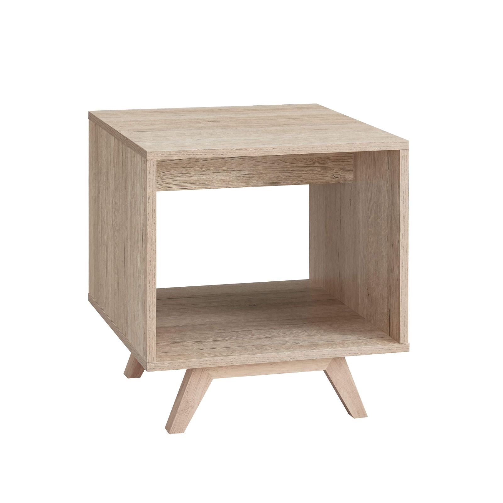 Tauris™ Metro End Table - Light Oak Finish - Modern Side Table for Living Room, Bedroom & Office - Perfect for Small Spaces & Home Decor