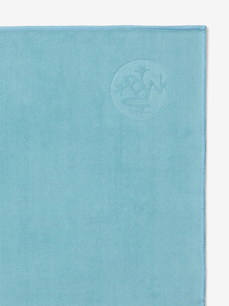 Manduka eQua Yoga Mat Towel - Non-Slip, Absorbent & Eco-Friendly for Hot Yoga, Bikram & Pilates - Perfect for Home, Studio & Travel Workouts