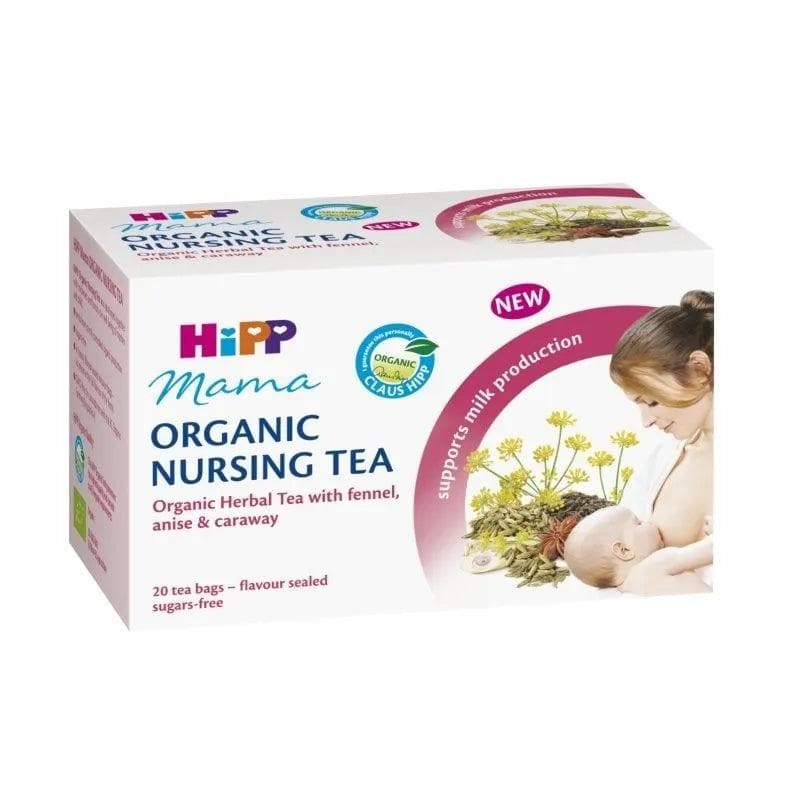 HiPP Organic Nursing Tea for Breastfeeding Mothers - 30g (2345) - Supports Lactation & Milk Supply, Caffeine-Free Herbal Tea for Postpartum Wellness