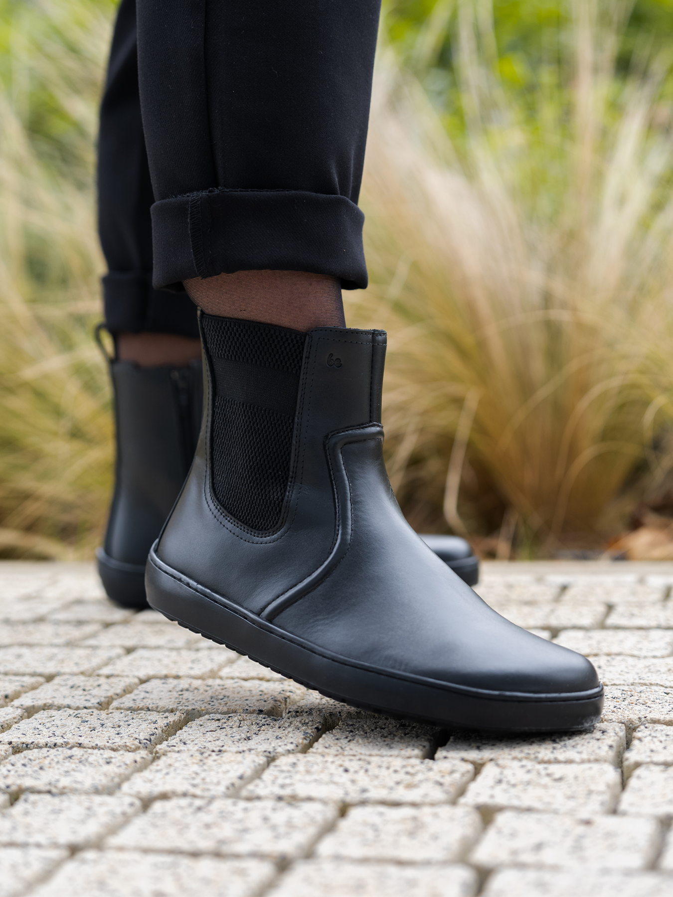 Barefoot Boots for Women - Be Lenka Allure All Black | Comfortable & Stylish Minimalist Shoes for Walking, Hiking & Everyday Wear