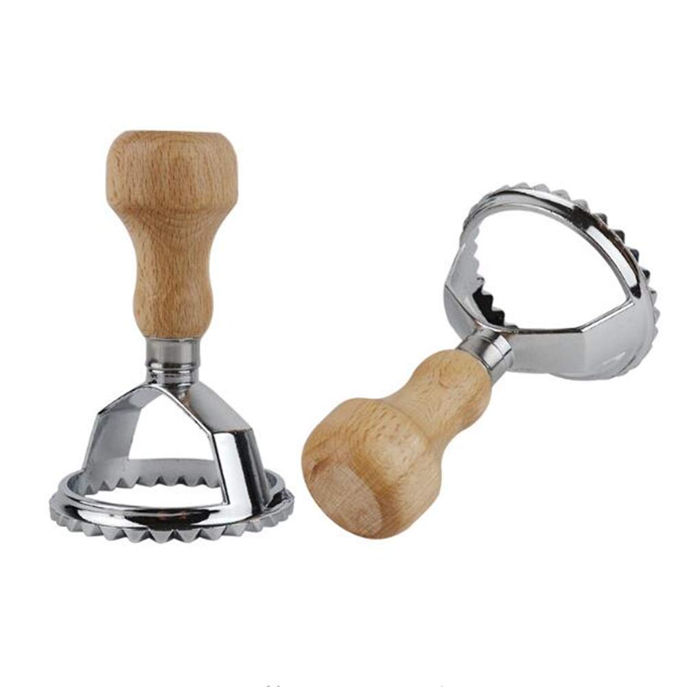 1 Piece Dumpling Maker - 6.5cm Round Metal Dumpling Mold & Ravioli Stamp Pasta Cutter - Pelmeni Dough Press & Pastry Maker Tool for DIY Cooking, Baking - Perfect for Homemade Dumplings, Pasta, Pies & Ravioli - Great for Family Cooking, Holiday Meals & Italian Cuisine