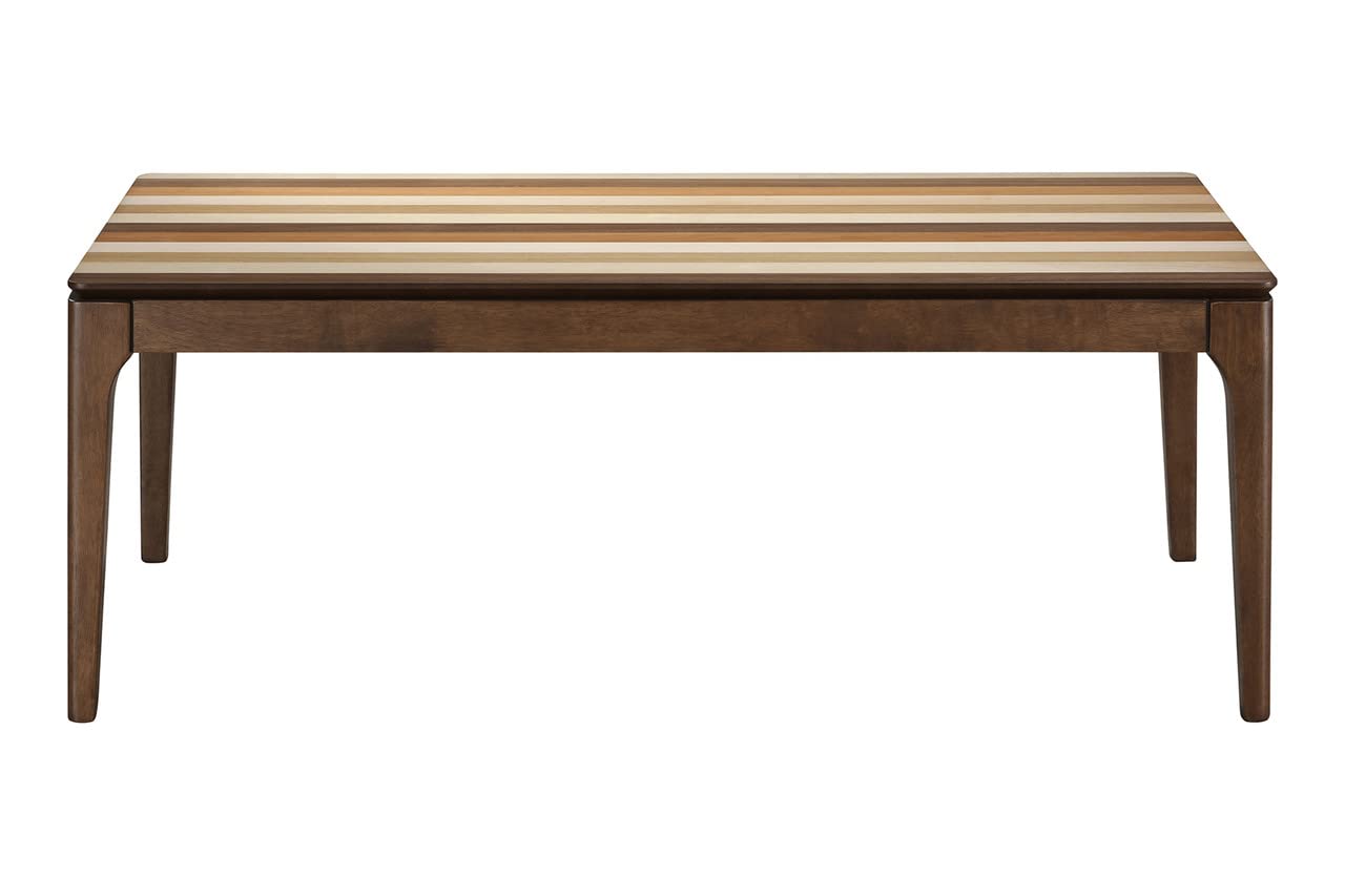 Modern Swanson Coffee Table - Mid-Century Style Wooden Living Room Table with Storage Shelf - Perfect for Small Spaces, Apartments & Home Decor