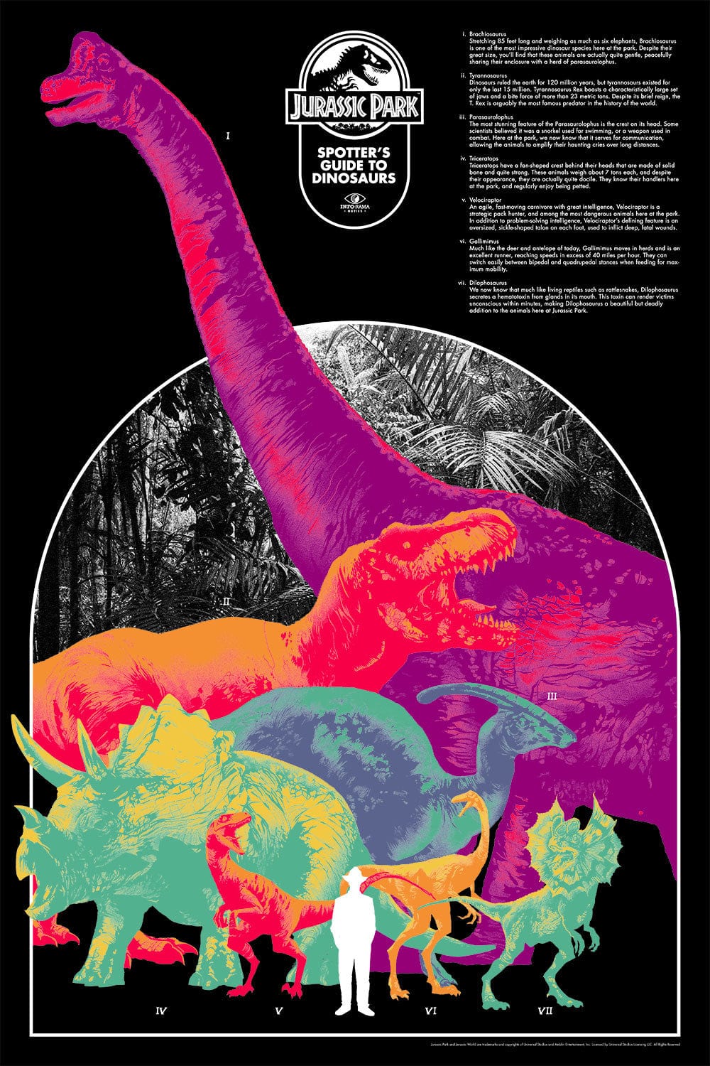 Jurassic Park Movie Poster - High-Quality Dinosaur Wall Art for Home Theater, Bedroom & Office Decor - Perfect Gift for Fans