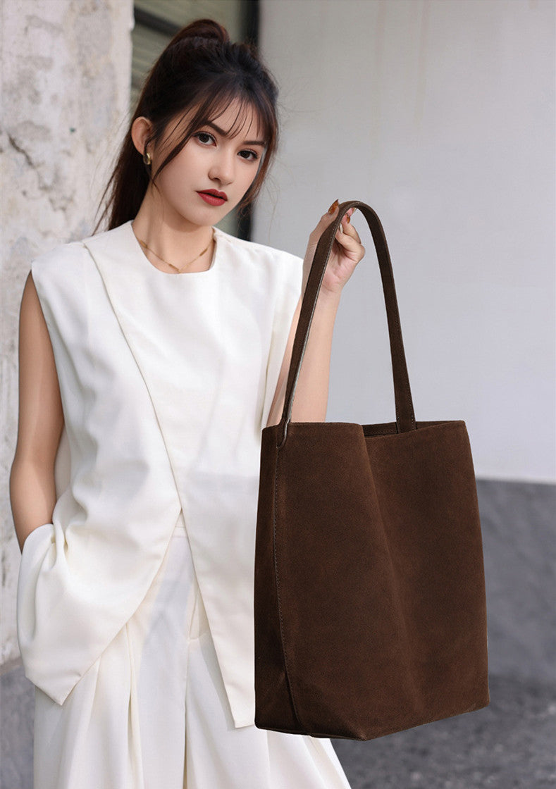 Stylish Modern Bucket Tote Bag for Women - Large Capacity Waterproof Handbag - Perfect for Work, Travel, Beach & Shopping