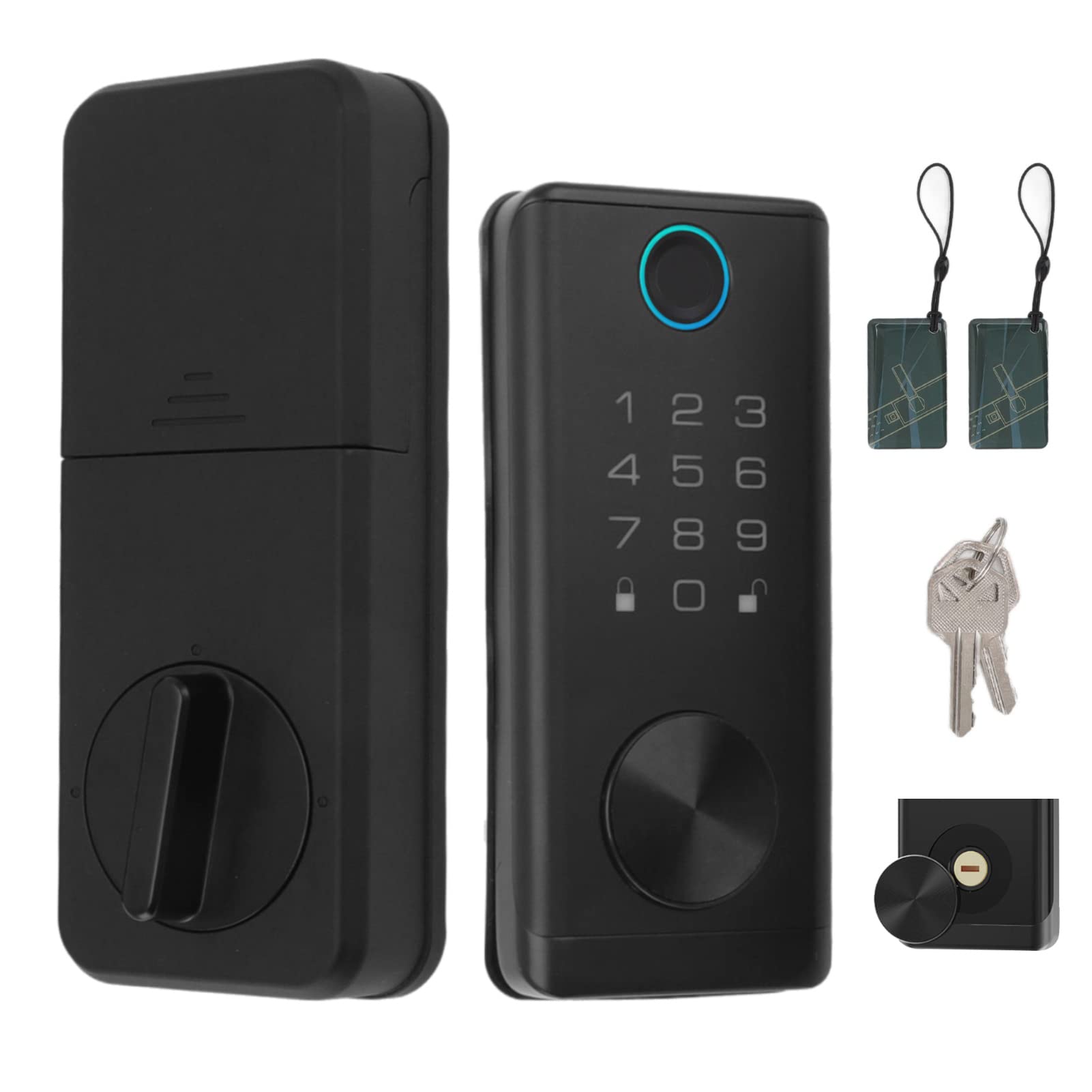 Smart Fingerprint Door Lock - High Security Anti-Theft Smart Lock with Virtual Password Technology for Home, Hotel & Office Use