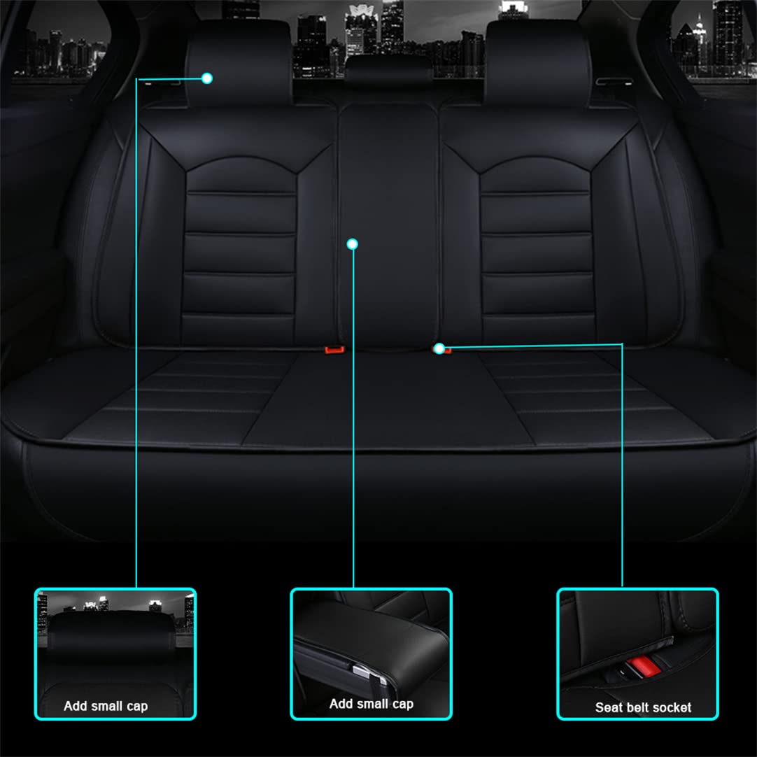 Premium PU Leather Car Seat Cover for Nissan Murano - Full Set 5PCS (Front & Rear Seats) | Waterproof, Soft & Durable Protection | Perfect for Family Road Trips & Daily Commuting