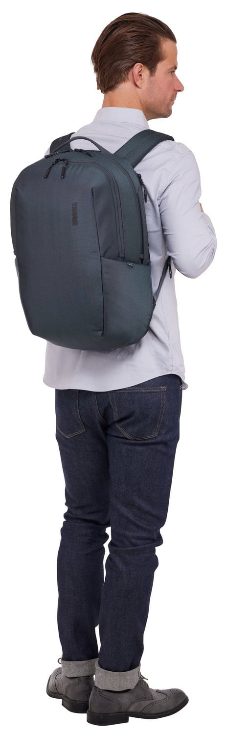 Thule Subterra 2 27L Laptop Backpack for Men & Women - Water-Resistant Dark Slate Gray Business Travel Backpack - Perfect for Commuting, Work & College