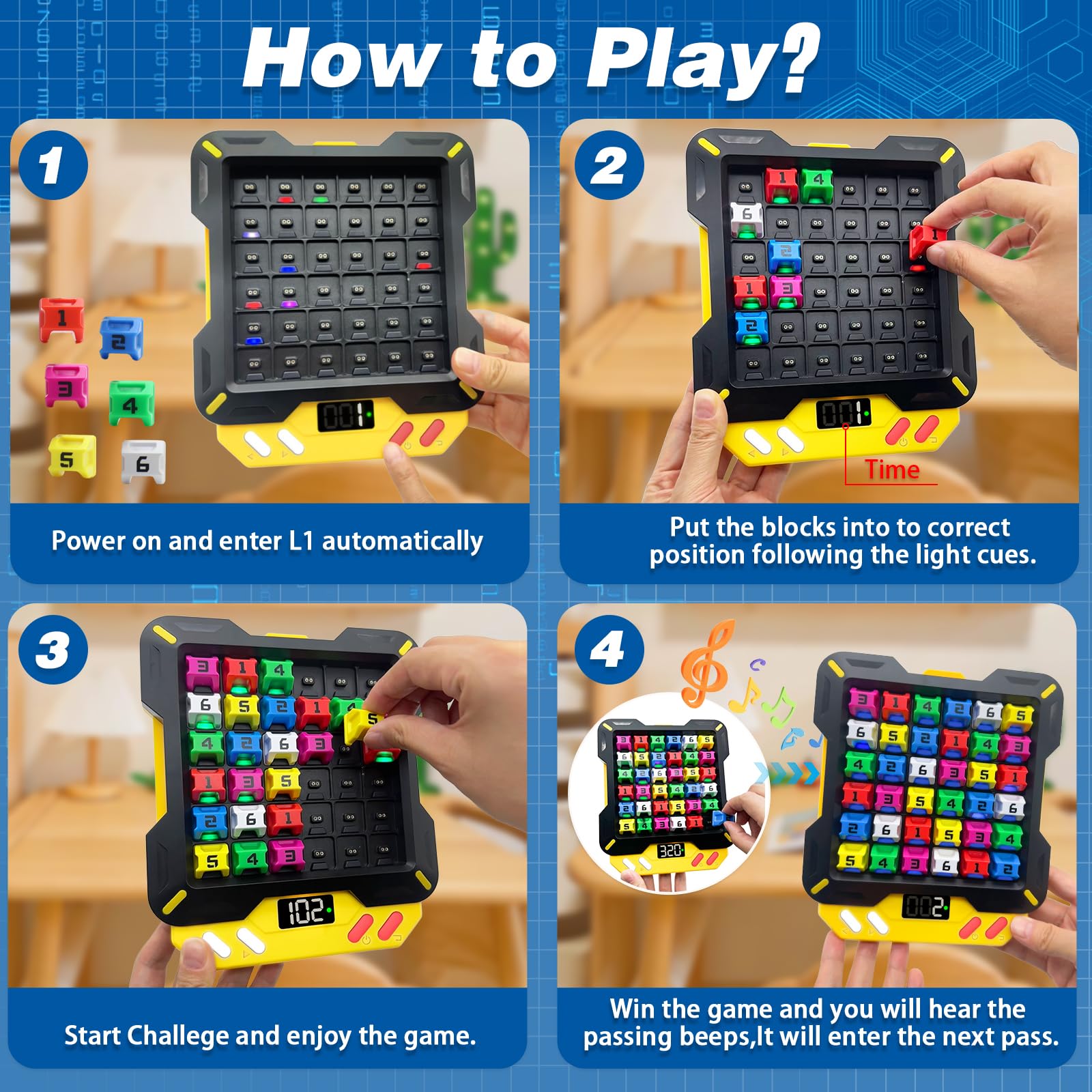 Mostop Smart Sudoku Puzzle Game - Electronic Brain Teaser Toy with 3500+ Challenges for Kids & Adults - Perfect Travel Game & Birthday Gift for Boys & Girls - Fun Learning Activity for Home, Office & Road Trips