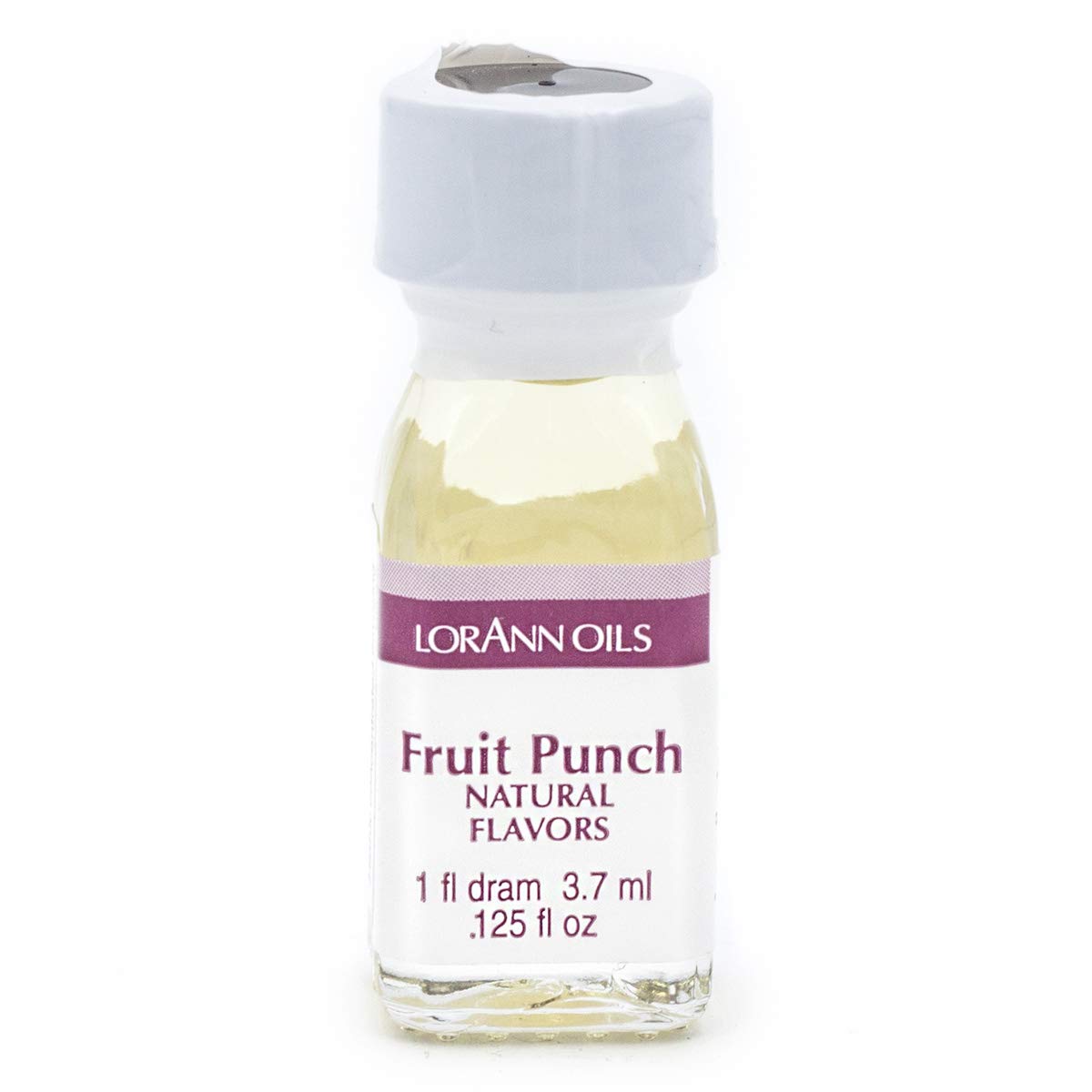 LorAnn Super Strength Flavoring Oils - Natural Fruit Punch Flavor for Candy Making, Baking & Hard Candy (4X Stronger Than Extracts) - 2 Pack, 0.125 fl oz - Perfect for DIY Treats, Cake Decorating & Homemade Beverages