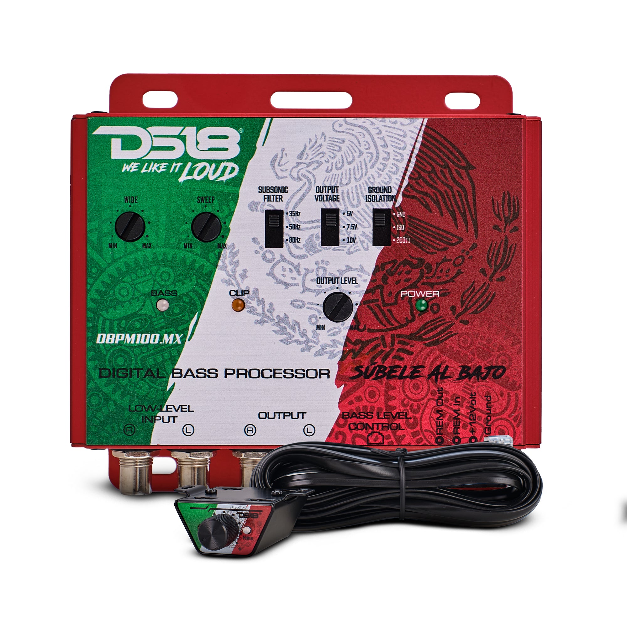 Premium Digital Bass Processor - High-Quality Audio Enhancer for Car & Home Stereo Systems | Mexico Design | Perfect for Music Lovers & Audiophiles