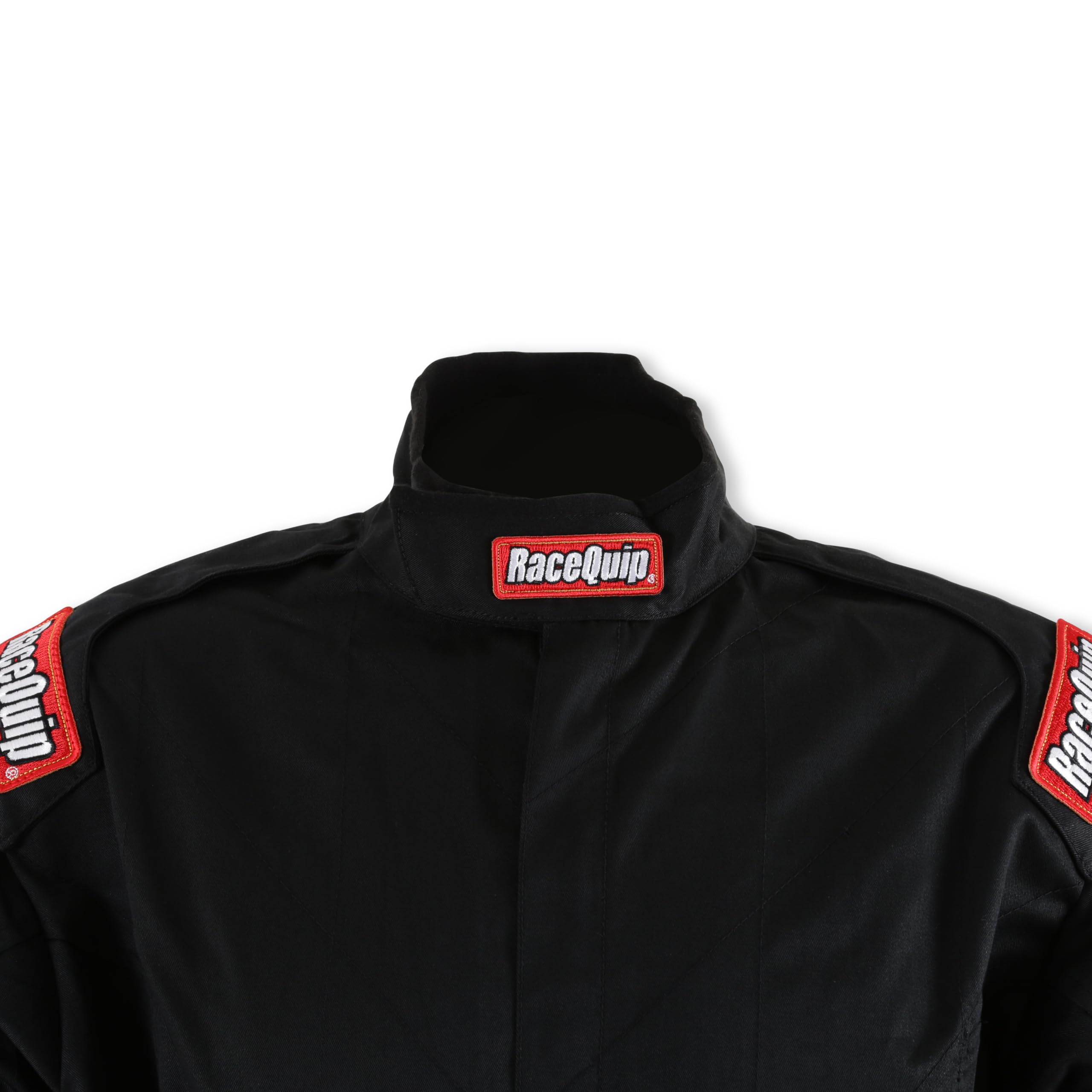 RaceQuip SFI 3.2A/1 Certified Single Layer Racing Fire Suit - Black, Medium (130903) - Ideal for Motorsports, Drag Racing & Track Safety