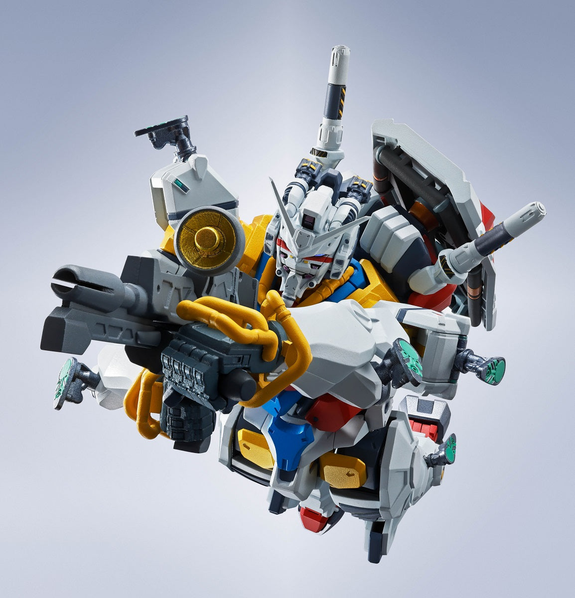 Bandai Metal Robot Spirits Gundam RX-78-02 White Action Figure Collectible Model - Perfect for Anime Fans, Gundam Collectors & Display Showcase