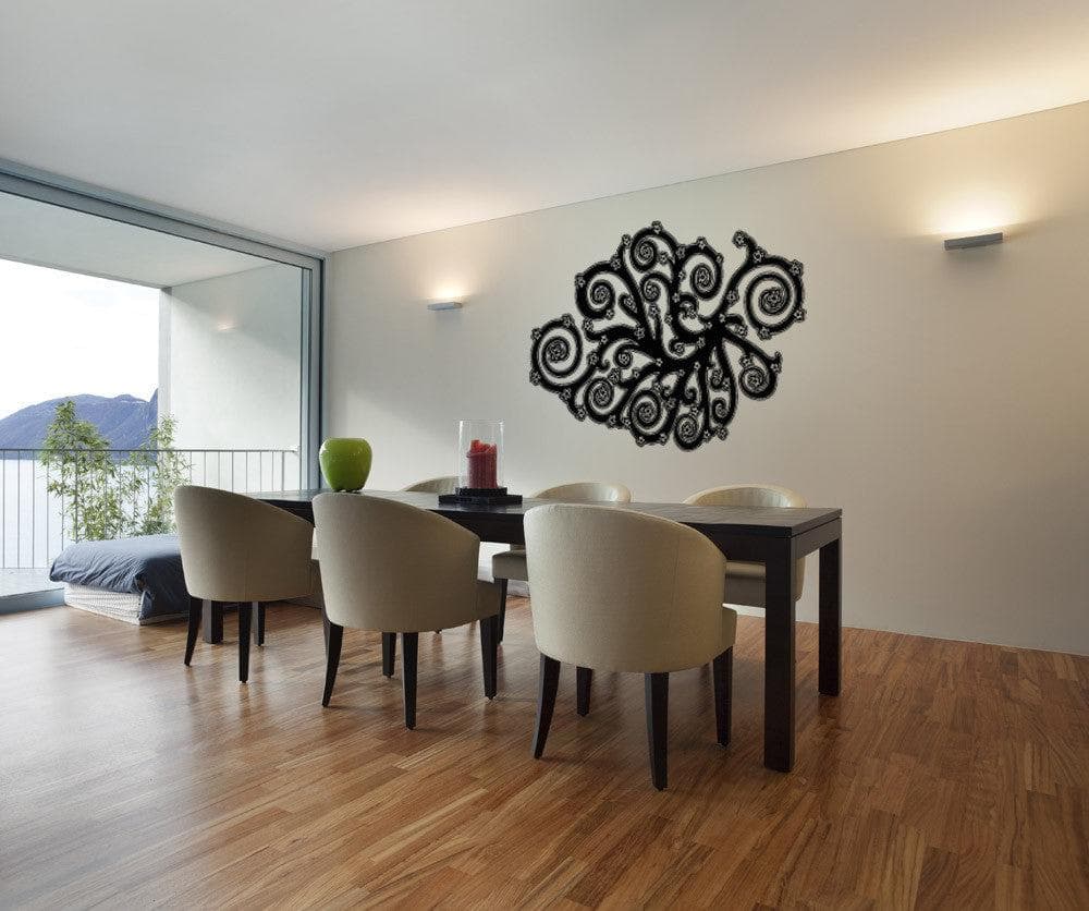 Blossoms and Vines Wall Decal Sticker - Removable Vinyl Art for Home Decor (OS_AA1046) | Perfect for Bedroom, Nursery, Living Room & Office Walls