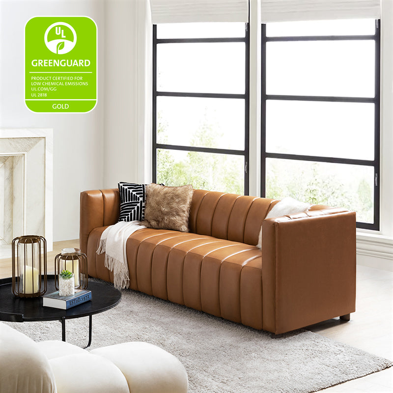 Premium Genuine Leather Office Sofa - 83