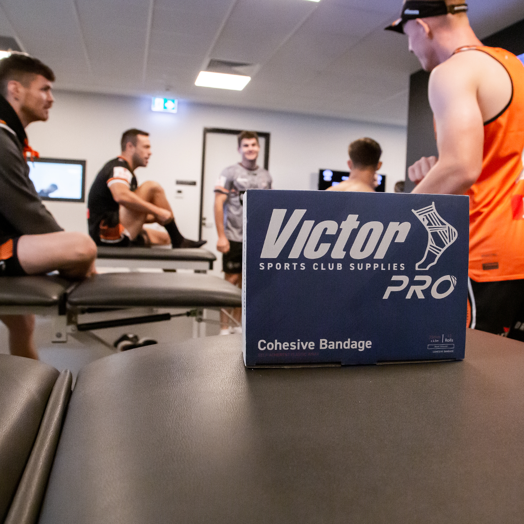 Victor Pro Cohesive Bandage Box - Self-Adhering Medical Wrap for Sports Injuries, First Aid & Veterinary Use - Latex-Free & Breathable Support Bandage for Ankles, Wrists & Joints (Ideal for Athletes, Nurses & Pet Care)