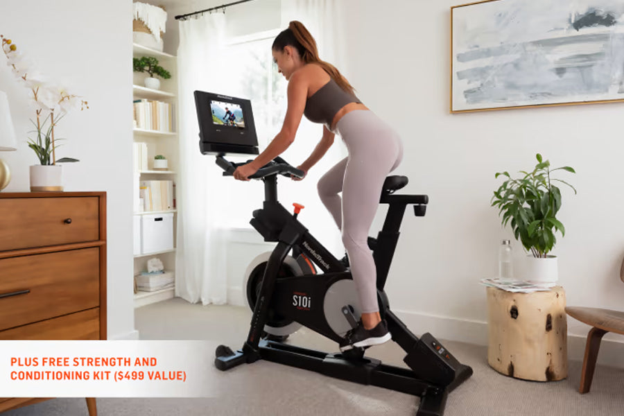 NordicTrack S10i Commercial Studio Bike - Premium Indoor Cycling Bike for Home Gym, Cardio Workout & Fitness Training - Perfect for Spin Classes, HIIT & Weight Loss