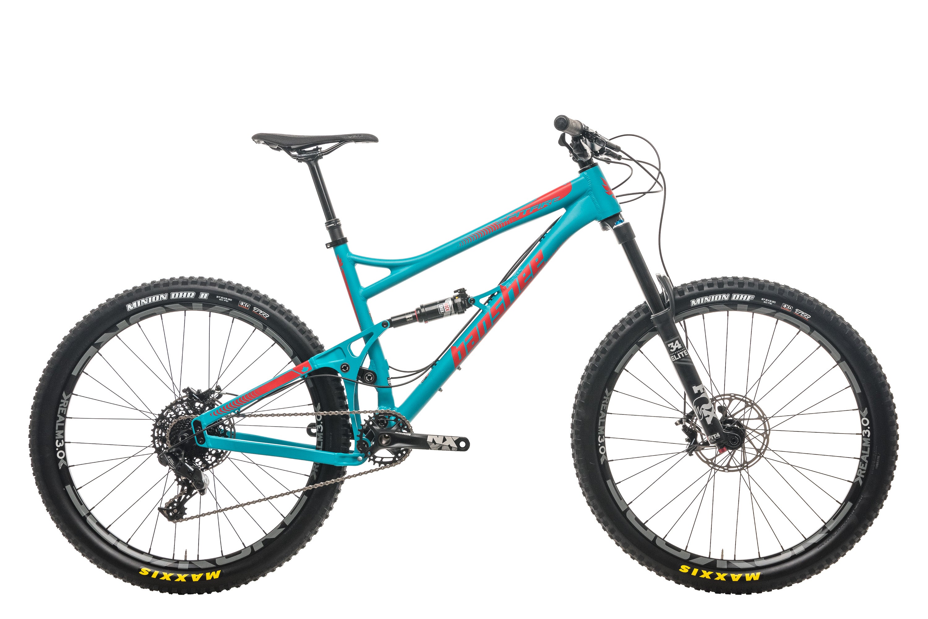 Banshee Spitfire V2 Full Suspension Mountain Bike - 2017 Model, Large Frame Size for Trail Riding & Enduro Adventures