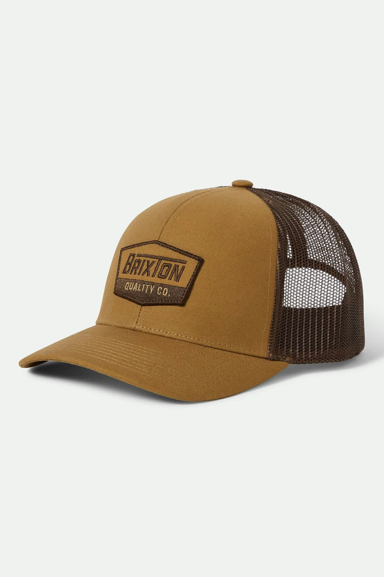 Regal Netplus Trucker Hat - Dark Khaki/Coffee - Breathable Mesh Trucker Cap for Outdoor Activities, Sports & Casual Wear
