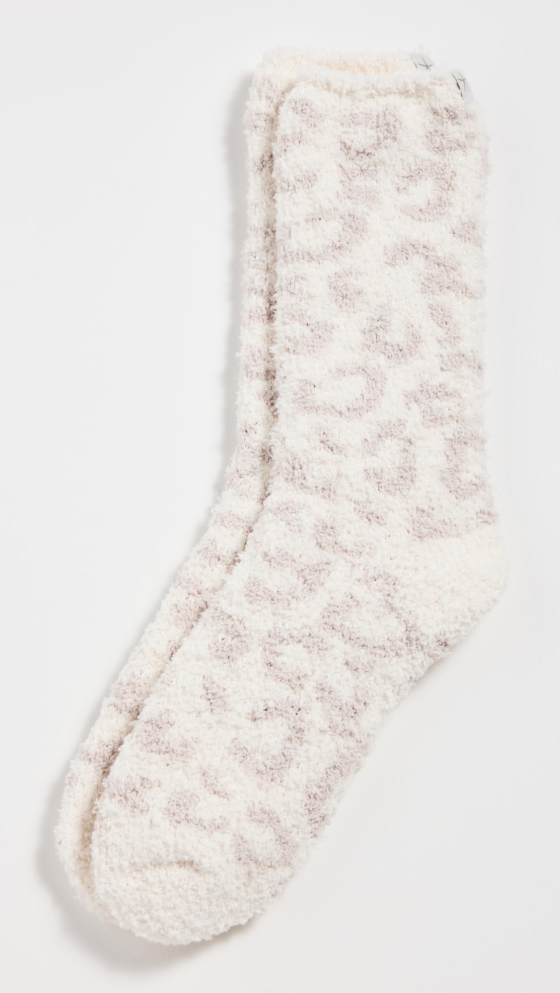 Barefoot Dreams CozyChic Women's Wild Animal Print Crew Socks - Soft Warm Comfortable Hiking & Outdoor Socks for Women - Perfect for Camping, Travel & Cold Weather
