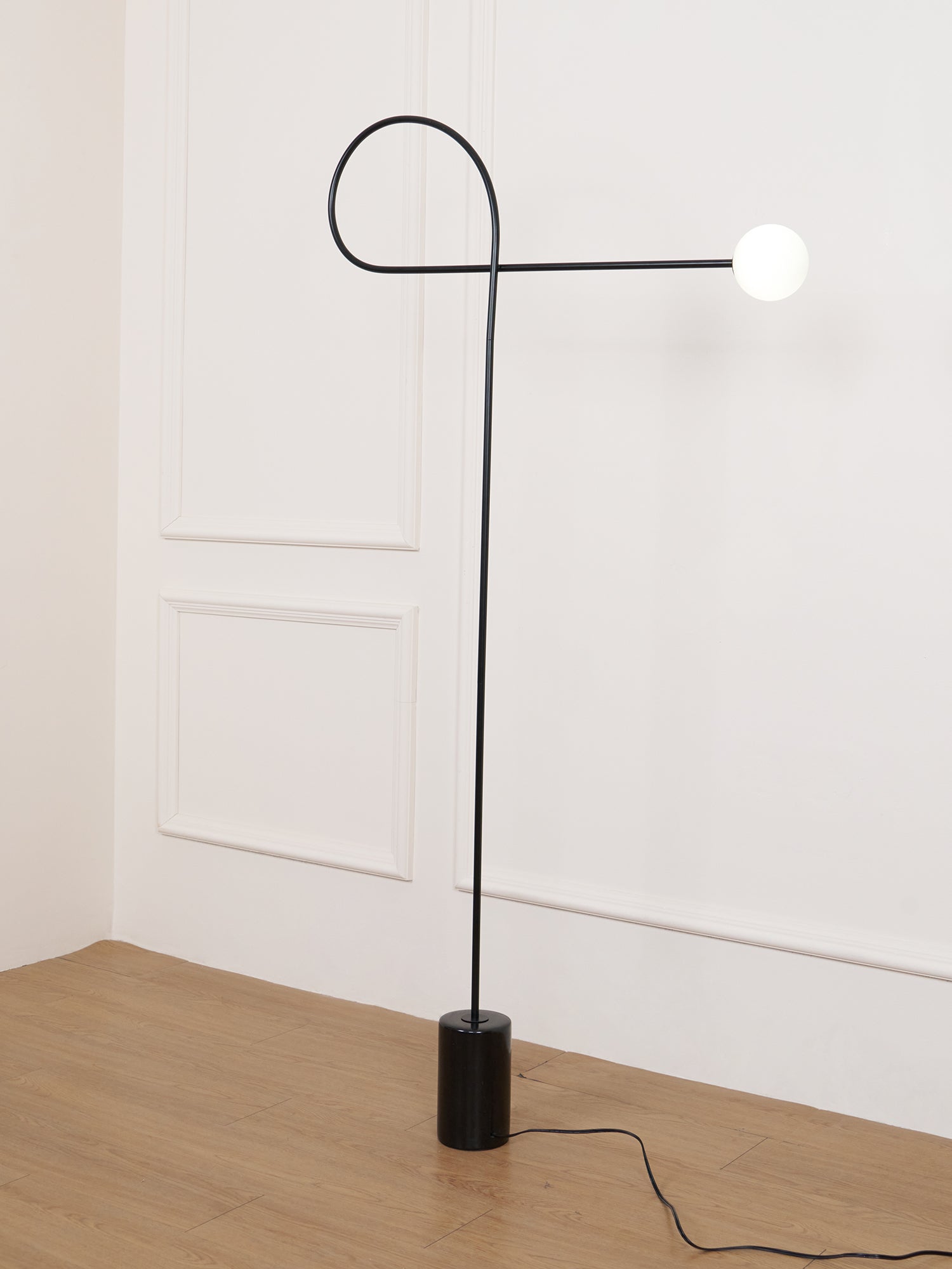 Arcane Orb Floor Lamp - Modern LED Standing Light with Adjustable Brightness for Living Room, Bedroom, or Office Decor