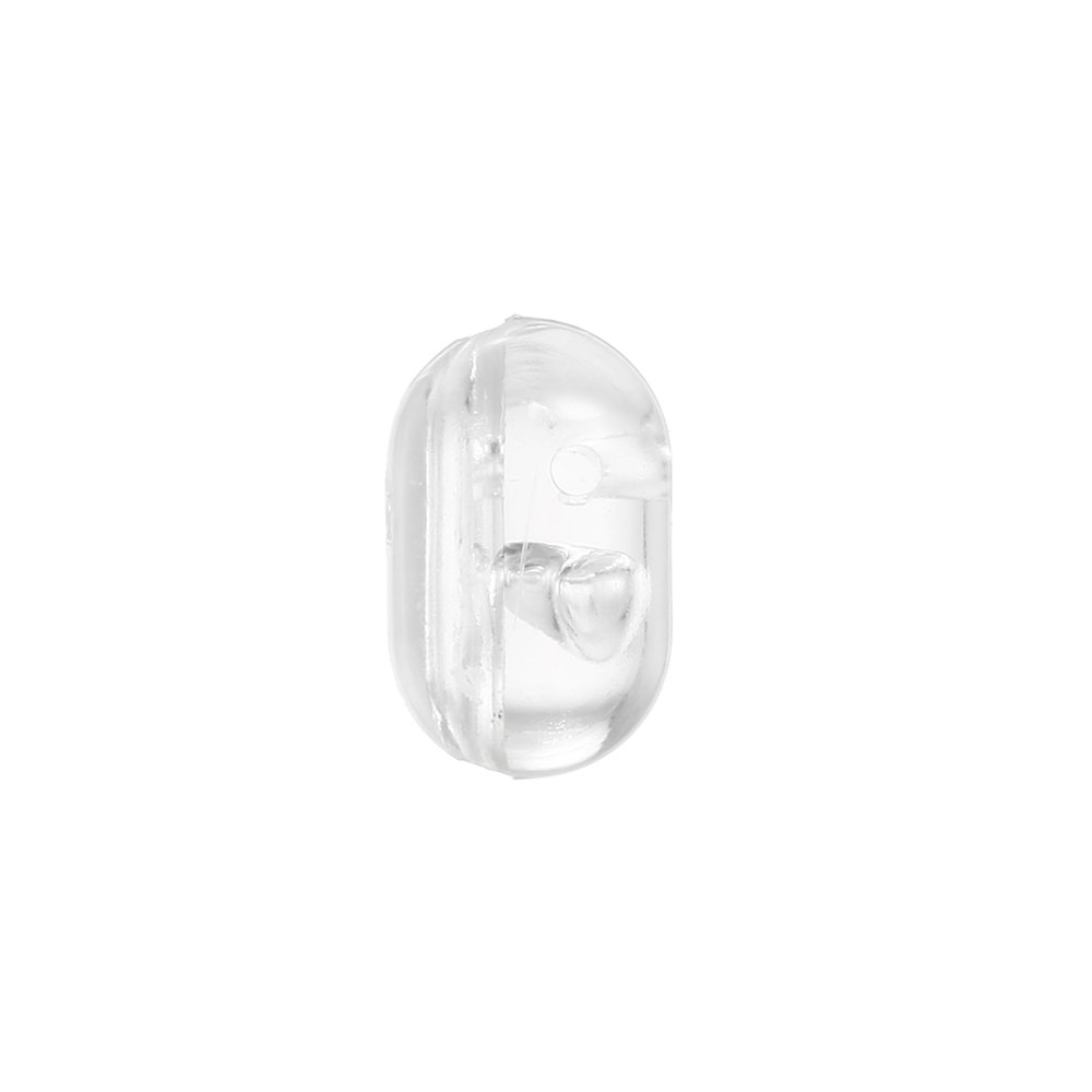 200PCS Clear Double Cross Hole Fishing Beads - Hard Transparent Lure Beads for Freshwater & Saltwater Fishing - Perfect for Bass, Trout, and Salmon Fishing Rigs