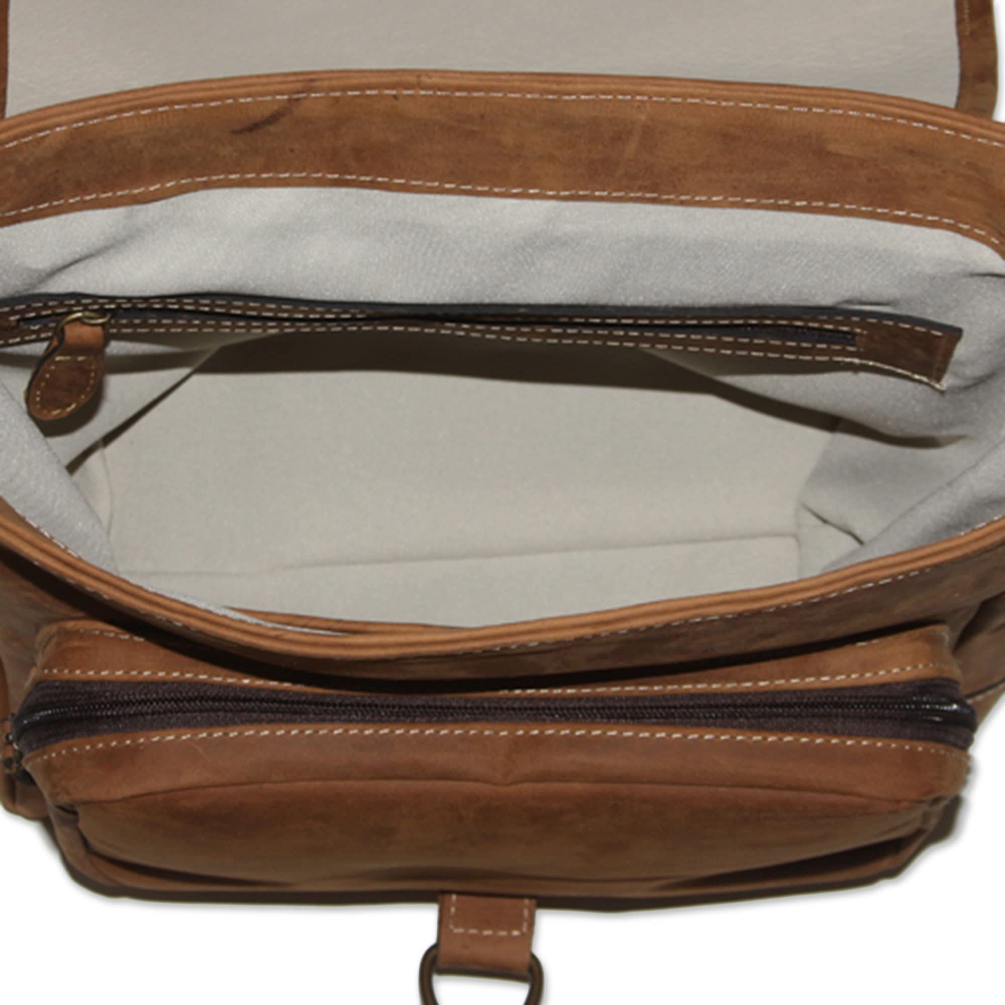 Handmade Leather Shoulder Bag - Artisan Crafted Mexican Brown Cognac Bag for Women | Perfect for Travel, Work & Everyday Use | NOVICA 'Crazy Summer' Collection