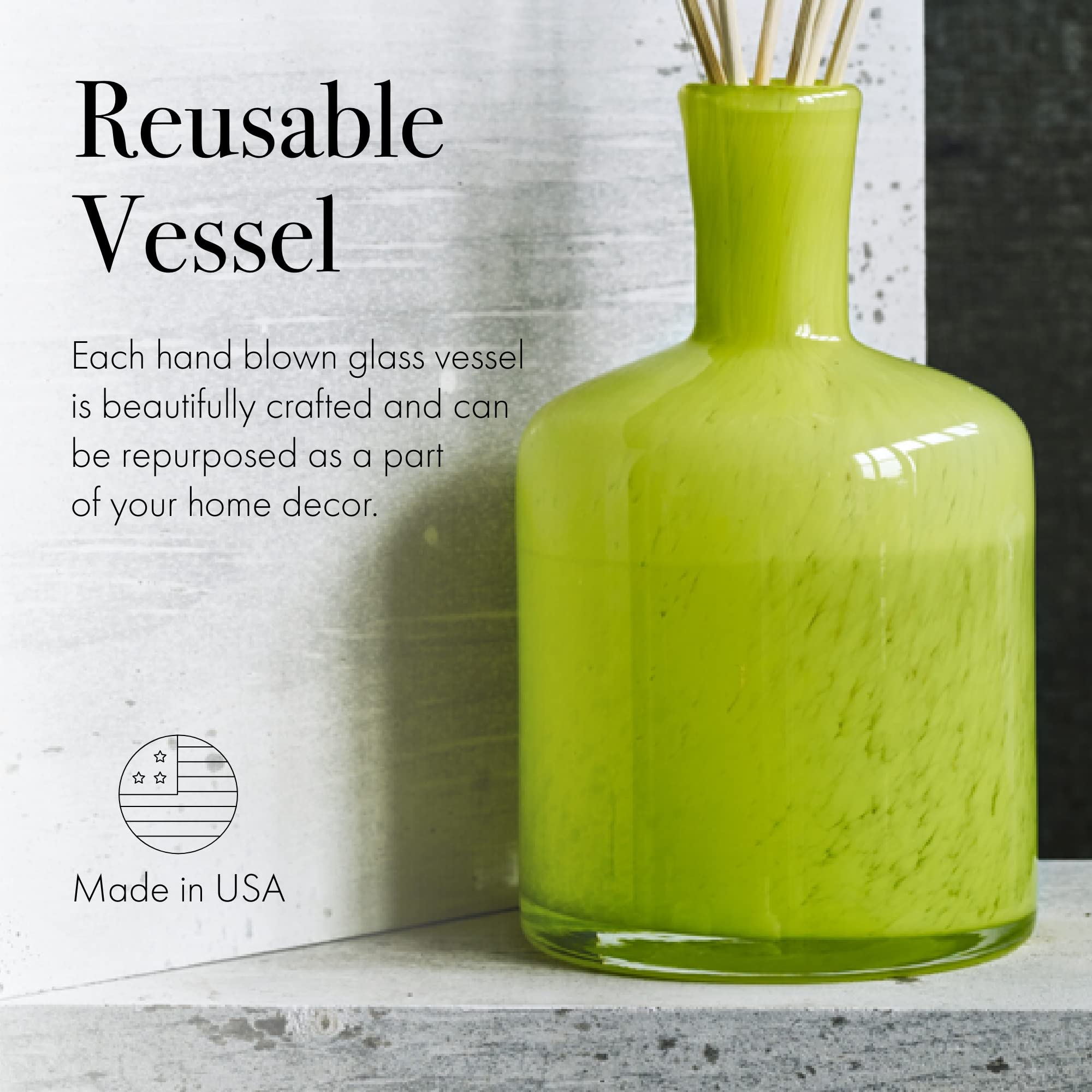 LAFCO New York Signature Reed Diffuser - Rosemary Eucalyptus Scent - 15 oz Long-Lasting Fragrance (Up to 9 Months) - Handcrafted Glass Vessel with Natural Wood Reeds - Made in USA - Perfect for Home, Office, Spa & Gift Giving