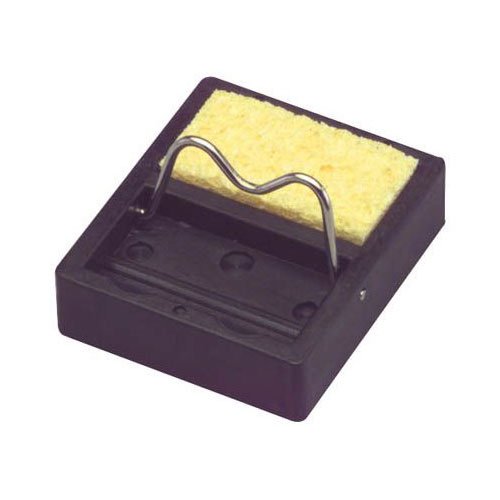 Parts Express Mini Soldering Iron Stand - Heat Resistant & Compact Soldering Tool Holder for Electronics Repair, DIY Projects, and Hobbyists - Perfect for Workbench, Home Workshop, and Maker Space Use