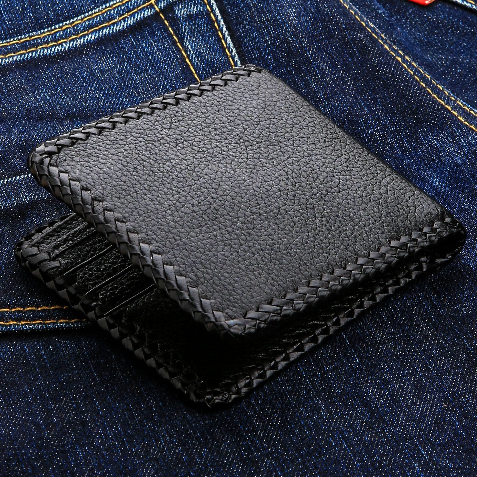 Black Scorpion Stingray Leather Biker Chain Wallet for Men - Stylish & Durable Motorcycle Wallet with Chain - Perfect for Bikers, Riders & Outdoor Enthusiasts