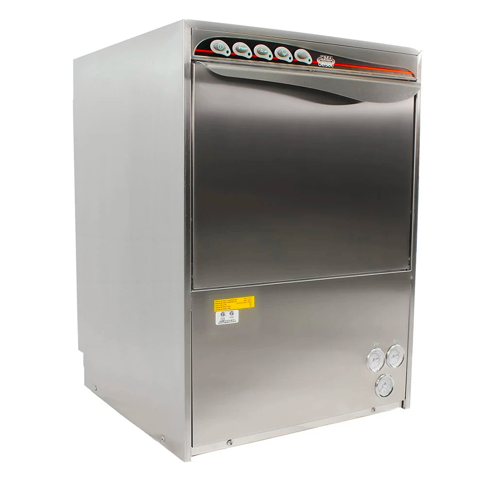 CMA UC50E High-Temperature Undercounter Dishwasher with Booster Heater - Perfect for Restaurants, Cafes & Commercial Kitchens