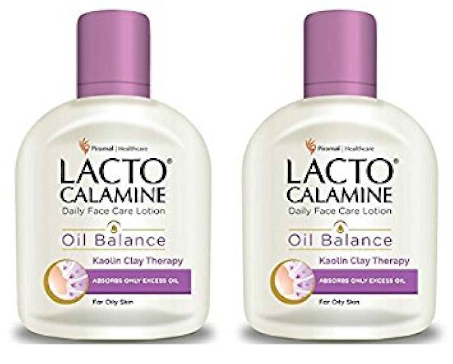 Best Daily Face Moisturizer for Oily Skin - Pack of 2 (4.06 Fl Oz/120ml) - Acne Treatment for Pimples, Dark Spots & Blackheads - Oil-Free Hydrating Lotion for Clear Skin | Perfect for Morning & Night Skincare Routine
