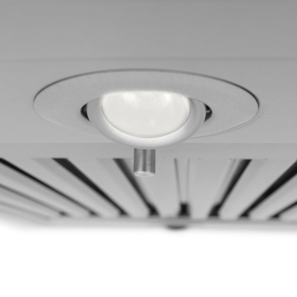 ZLINE GL2iCRN BT Stainless Steel Island Mount Range Hood with Built-in CrownSound Bluetooth Speakers - Premium Kitchen Ventilation for Modern Homes, Perfect for Cooking & Entertaining