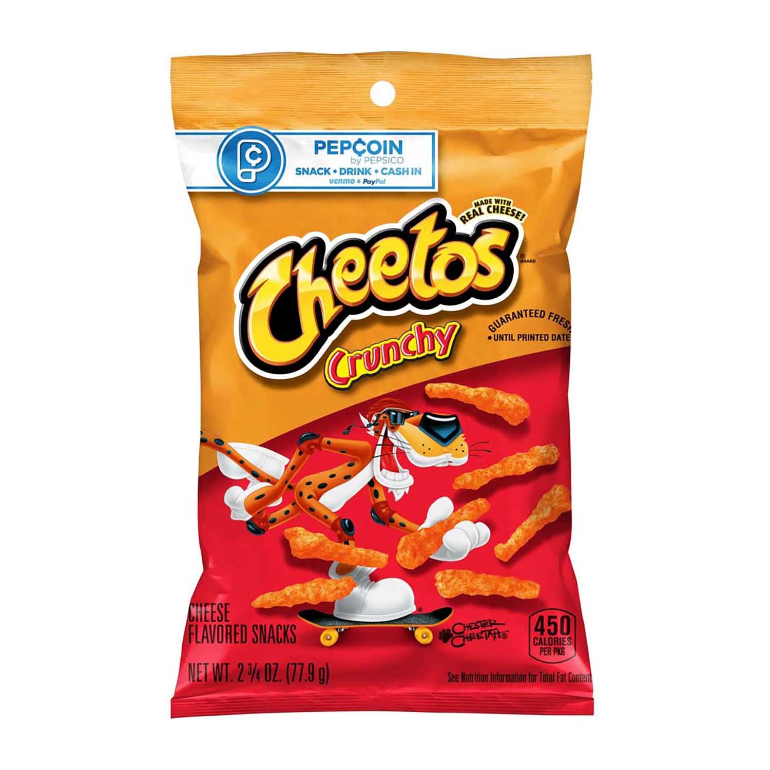 Crunchy Cheetos Snacks by Frito Lay - 2.75oz Bags (32 Count Case) | Perfect for Parties, School Lunches & Office Snacks