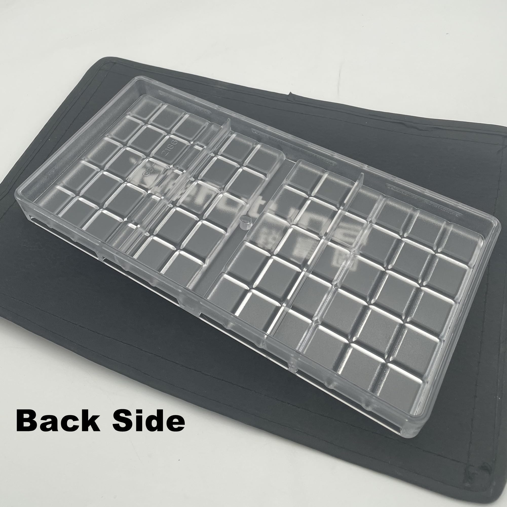 Premium Polycarbonate Chocolate Bar Maker Mold - Durable PC Candy Mould for Baking & Candy Making - Perfect for DIY Chocolate Bars, Candy Crafts & Holiday Treats