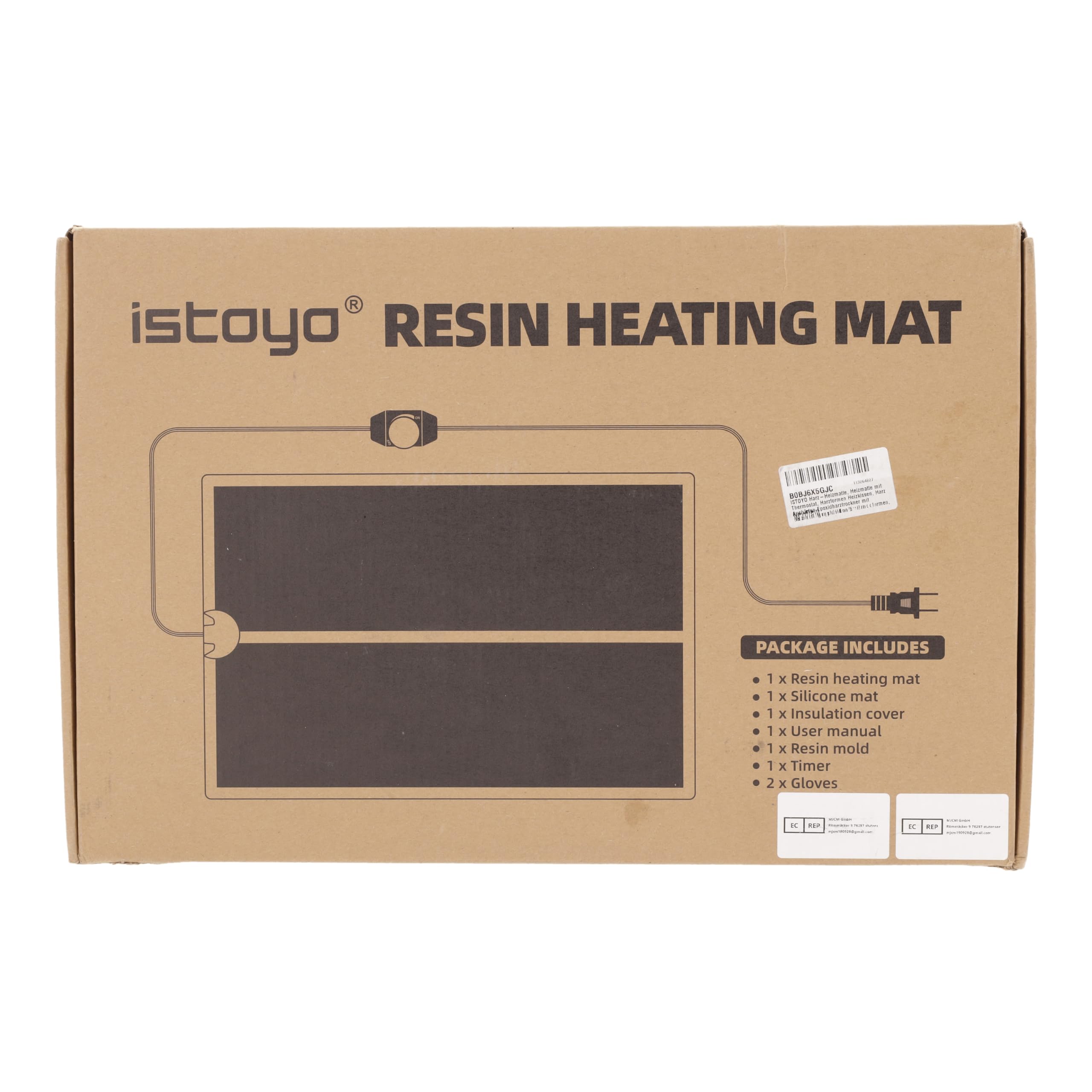 ISTOYO Resin Heating Mat with Timer - Epoxy Resin Curing Machine & Warming Pad for Silicone Molds, DIY Art Crafts, Jewelry Making - Perfect for Resin Art, Epoxy Projects, and Mold Drying
