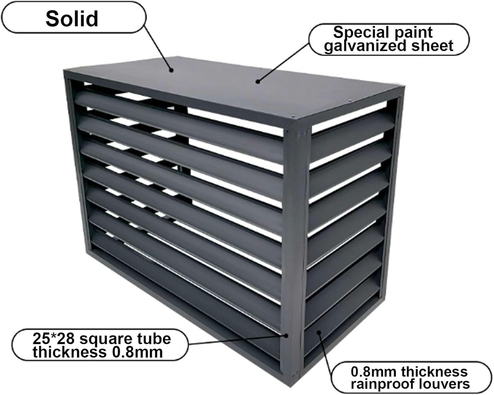 Outdoor Mini Split Air Conditioner Cover - Dustproof & Waterproof AC Unit Protector for Pipes & Condenser | Perfect for Weather Protection & Home Use