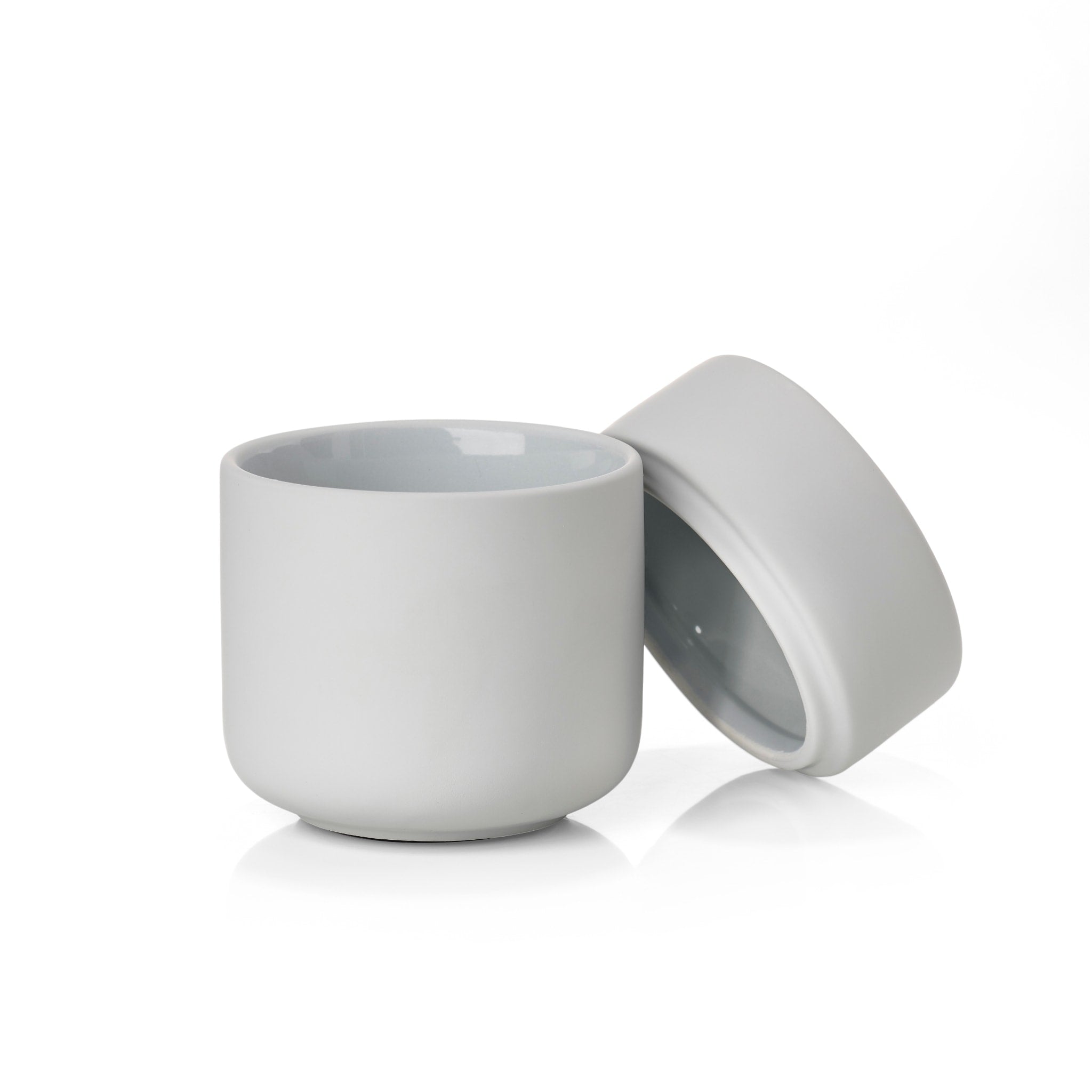 ZONE DENMARK Ume Airtight Container with Lid - 10cm Height, Soft Grey - Perfect for Kitchen Storage, Pantry Organization & Food Preservation