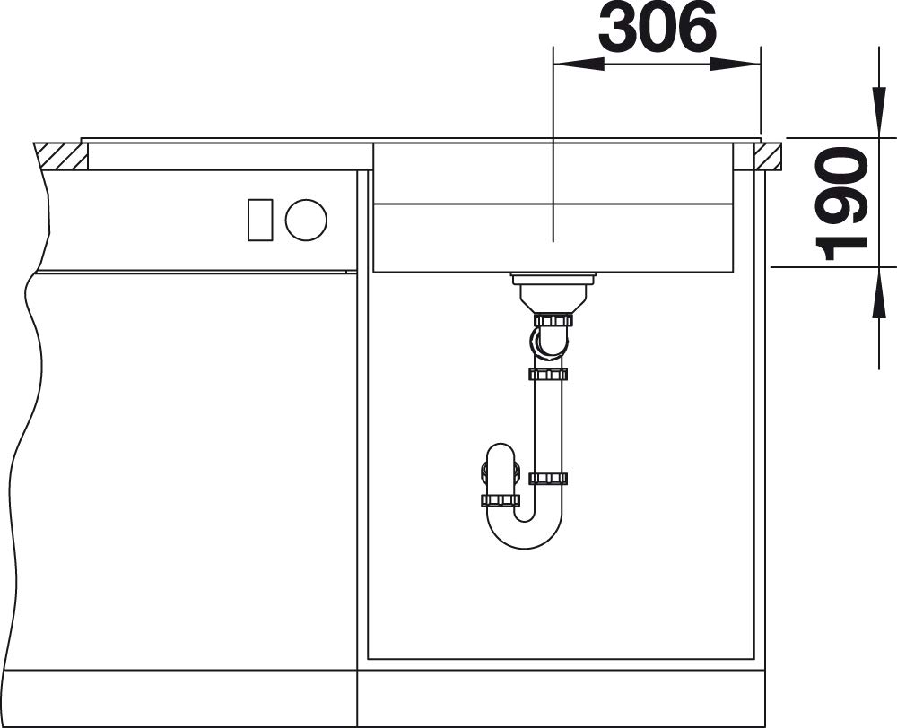 BLANCO 524081 Steamer Plus Zenar XL 6 S Silgranit PuraDur Steam Cooker with Drain Control & Glass Chopping Board - Right-Hand Basin Undermount Sink, 60cm - Perfect for Modern Kitchens, Cooking, and Food Preparation