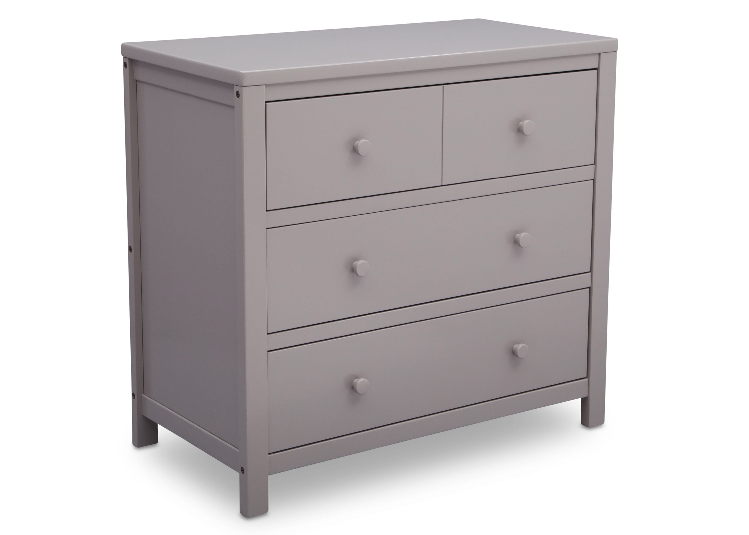 3 Drawer Dresser with Interlocking Drawers - Sturdy Wooden Bedroom Storage Organizer for Clothes, Accessories & Home Decor - Perfect for Small Spaces, Dorm Rooms & Apartment Living