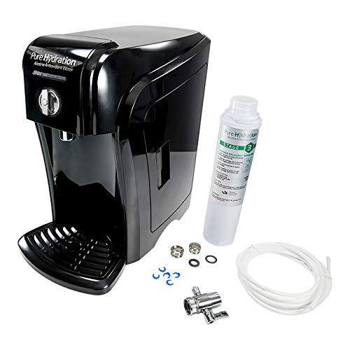 Pure Hydration Alkaline Water Machine - High pH Water Ionizer for Home & Office - Improve Hydration & Wellness - Perfect for Drinking, Cooking & Healthy Lifestyle
