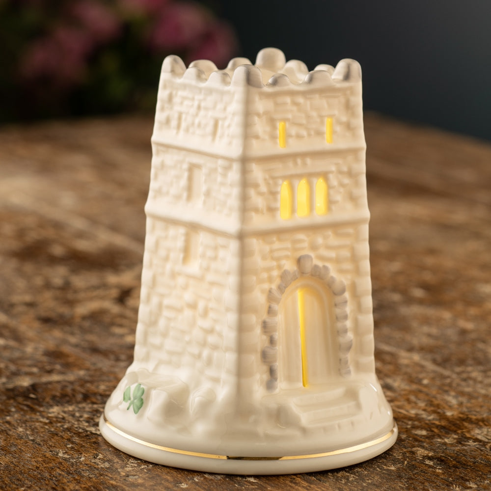 Belleek Classic Monea LED Table Lamp - Elegant Home Decor Lighting for Bedroom, Living Room & Office - Energy Efficient LED Light with Touch Control Dimmer