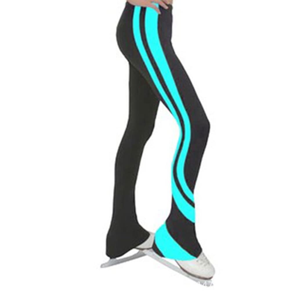 Women's & Girls' Ice Skating Pants - Fleece Lined Figure Skate Tights with High Stretch for Training & Performance | Winter Sports Activewear for Skating Practice & Competitions
