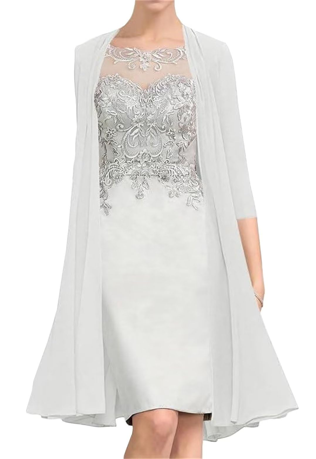 Elegant Plus Size Mother of the Bride Dresses with Jacket - Formal Wedding Guest Gown for Mother of Groom, Evening Party & Special Occasions