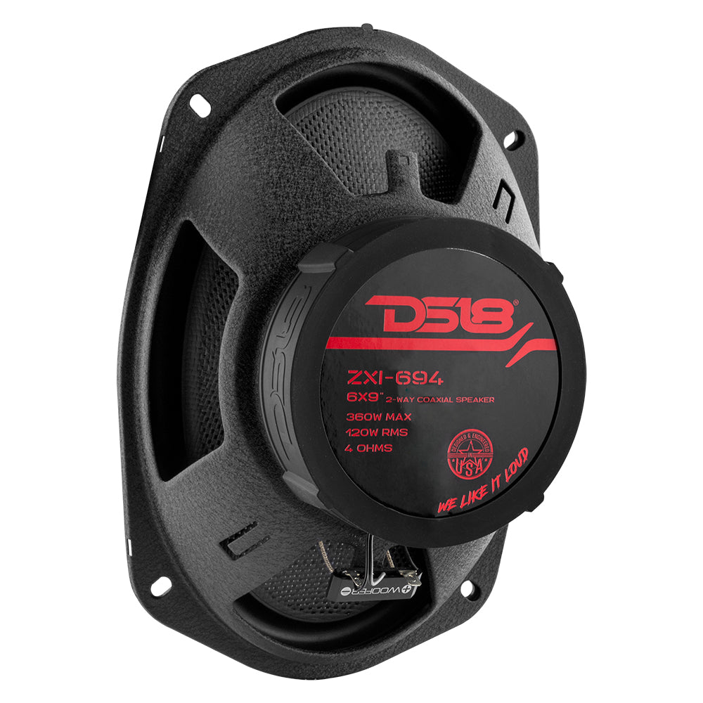 ZXI 6x9 2-Way Coaxial Car Speakers with Kevlar Cone - 120 Watts RMS 4 Ohm - Premium Sound for Cars, Trucks & SUVs