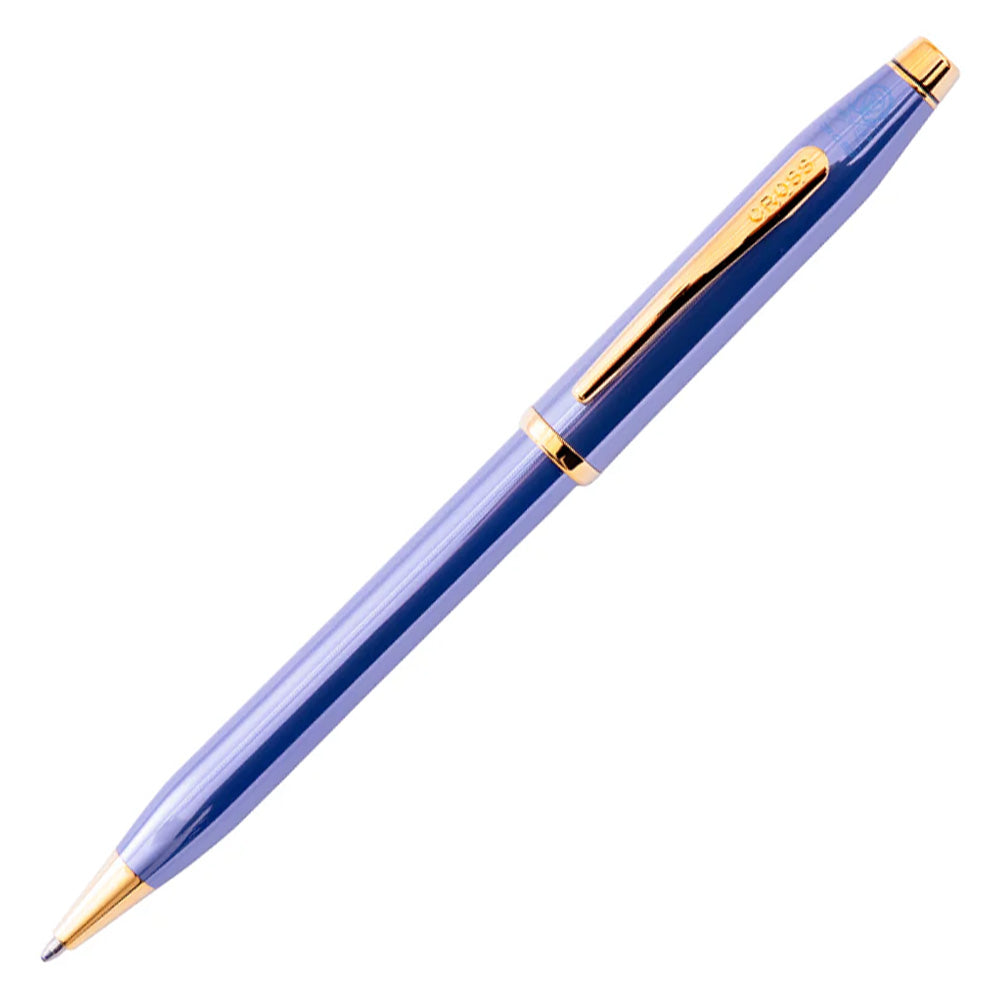 Cross Century II Ballpoint Pen - Premium Lavender Blue Ink Pen for Writing & Gifting | Elegant Office, School & Business Use