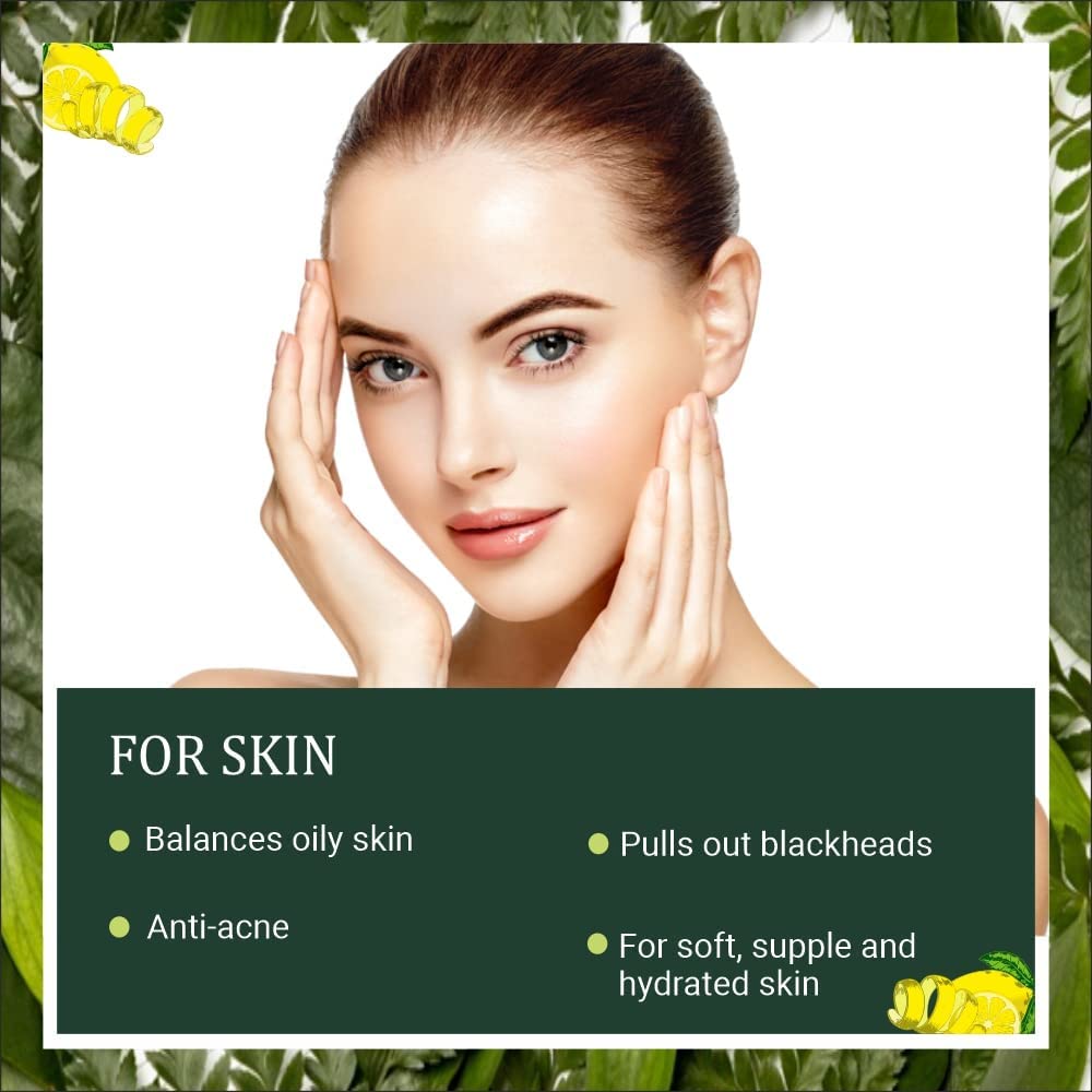 Yamkay Lemon Peel Powder (Citrus Limon) 100g - Natural Face Care for Glowing Skin, Brightening & Exfoliating - Perfect for DIY Face Masks & Skin Treatments
