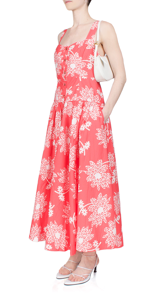 Hoku Dress Paradise - Elegant Floral Summer Dress for Women, Beach Wedding & Vacation Outfit | Perfect for Casual Wear, Date Night & Outdoor Events