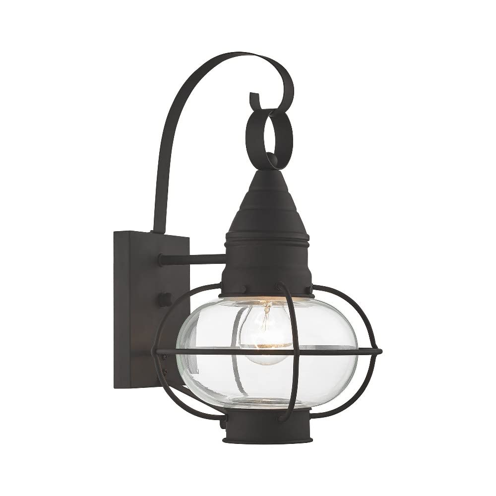 Livex Lighting 26901-04 Black Outdoor Wall Lantern - 8.75