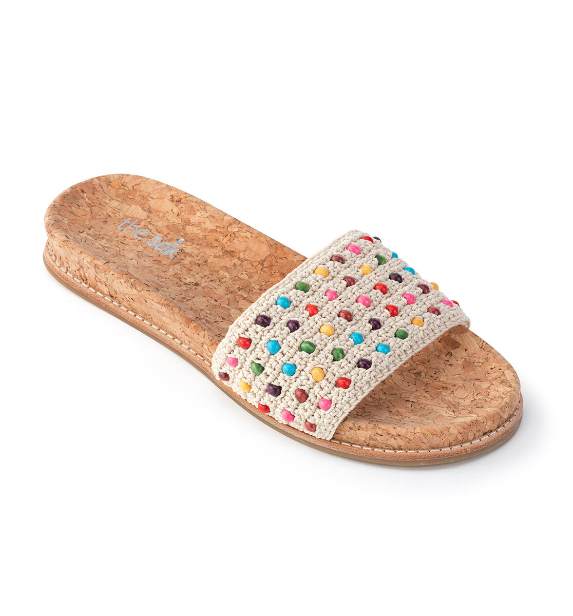 Hand Crochet - Ecru Multi Beads