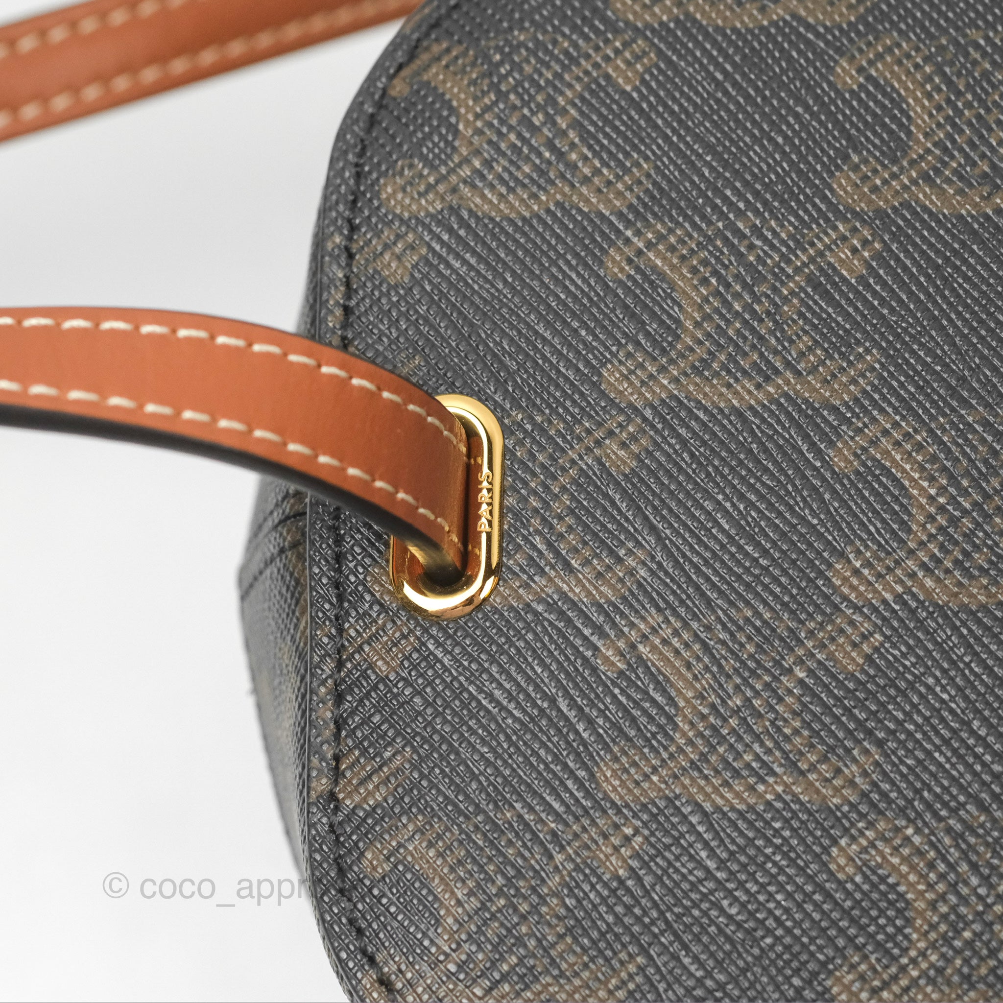 Celine Small Box Bag in Triomphe Canvas & Leather - Tan Crossbody Bag for Women | Perfect for Work, Travel & Everyday Use